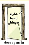 right hand hinge