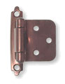 hinge finished red bronze